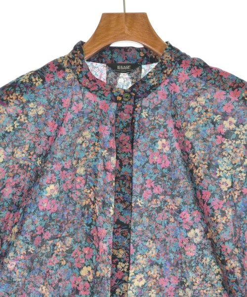 JOURNAL STANDARD L'ESSAGE（ジャーナルスタンダードレサージュ）カジュアルシャツ 黒 サイズ:F レディース/2200663004119