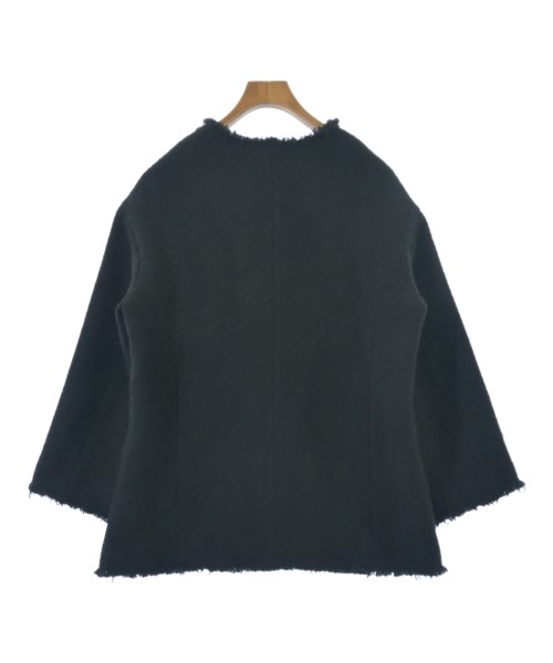 JOURNAL STANDARD L'ESSAGE（ジャーナルスタンダードレサージュ）ノーカラージャケット 黒 サイズ:F レディース/2200660013176