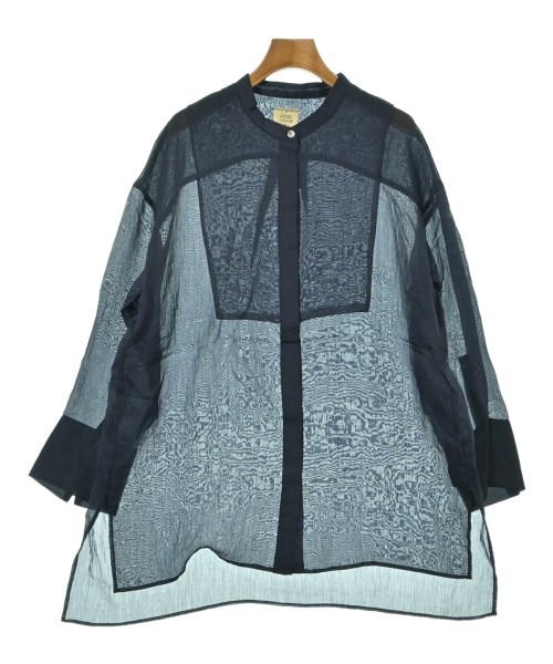 JOURNAL STANDARD L'ESSAGE(ジャーナルスタンダードレサージュ)カジュアルシャツ 紺 サイズ:F/2200661313121