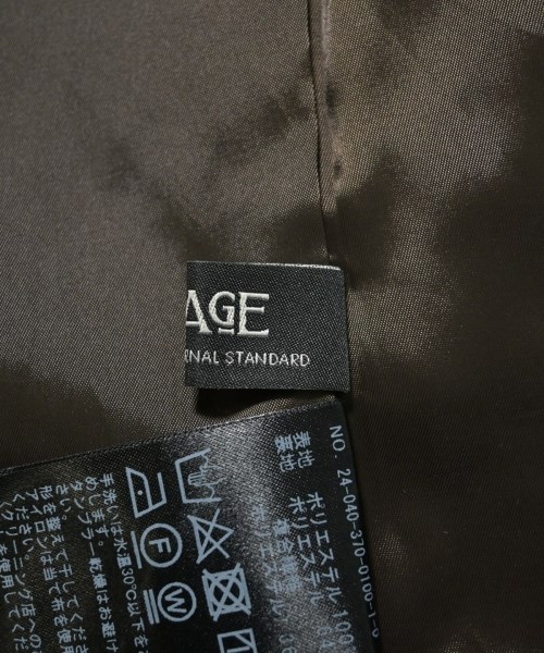 JOURNAL STANDARD L'ESSAGE（ジャーナルスタンダードレサージュ）ワンピース 茶 サイズ:-(XL位) レディース/2200658011016