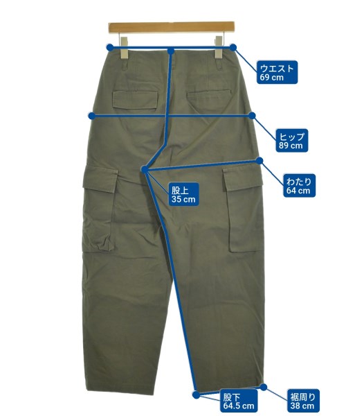 JOURNAL STANDARD L'ESSAGE（ジャーナルスタンダードレサージュ）カーゴパンツ カーキ サイズ:38(M位) レディース/2200659894106