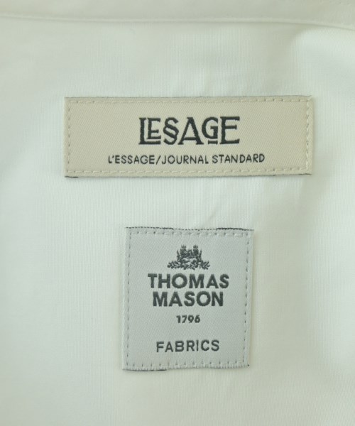 JOURNAL STANDARD L'ESSAGE（ジャーナルスタンダードレサージュ）カジュアルシャツ 白 サイズ:F レディース/2200665203053