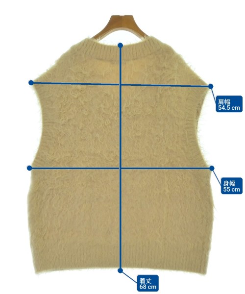 JOURNAL STANDARD L'ESSAGE（ジャーナルスタンダードレサージュ）ベスト ベージュ サイズ:F レディース/2200666434029