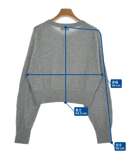 JOURNAL STANDARD L'ESSAGE（ジャーナルスタンダードレサージュ）カーディガン グレー サイズ:F レディース/2200666634108
