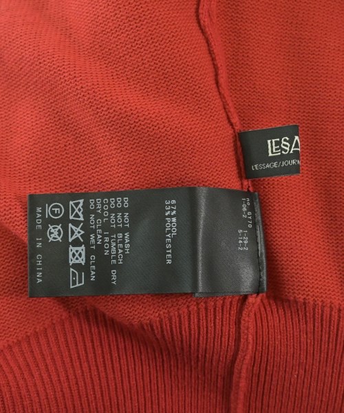 JOURNAL STANDARD L'ESSAGE（ジャーナルスタンダードレサージュ）カーディガン 赤 サイズ:F レディース/2200664862114