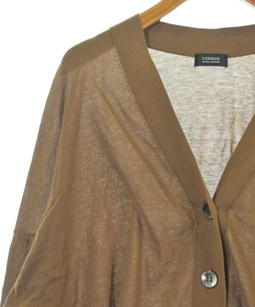 JOURNAL STANDARD L'ESSAGE（ジャーナルスタンダードレサージュ）カーディガン 茶 サイズ:F レディース/2200668126106