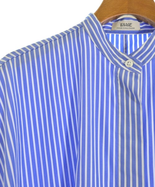 JOURNAL STANDARD L'ESSAGE（ジャーナルスタンダードレサージュ）カジュアルシャツ 青 サイズ:F レディース/2200668149013