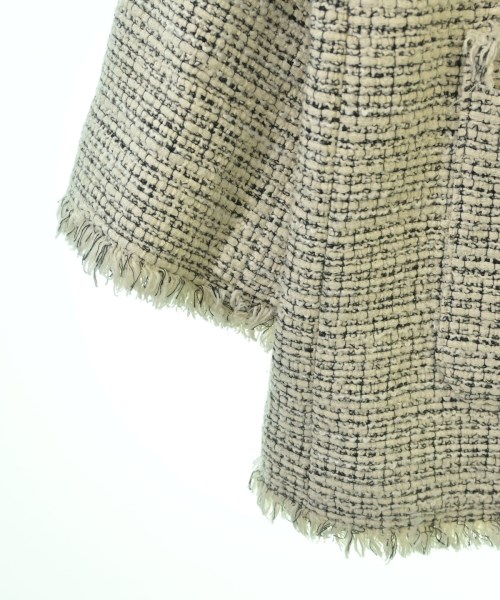 JOURNAL STANDARD L'ESSAGE（ジャーナルスタンダードレサージュ）ノーカラージャケット 白 サイズ:F レディース/2200665667022