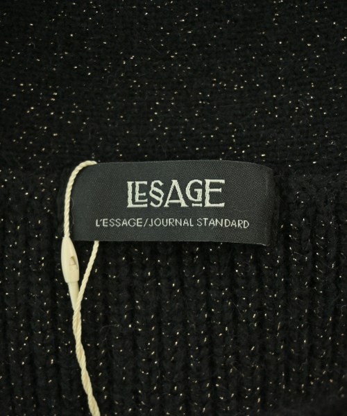 JOURNAL STANDARD L'ESSAGE（ジャーナルスタンダードレサージュ）カーディガン 黒 サイズ:F レディース/2200669604085