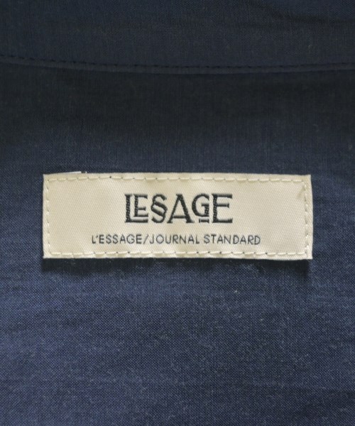 JOURNAL STANDARD L'ESSAGE（ジャーナルスタンダードレサージュ）カジュアルシャツ 紺 サイズ:F レディース/2200725340117