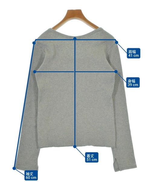JOURNAL STANDARD L'ESSAGE（ジャーナルスタンダードレサージュ）Tシャツ・カットソー グレー サイズ:-(S位) レディース/2200733556128