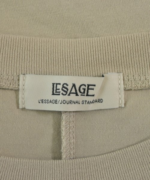 JOURNAL STANDARD L'ESSAGE（ジャーナルスタンダードレサージュ）Tシャツ・カットソー ベージュ サイズ:F レディース/2200717834150
