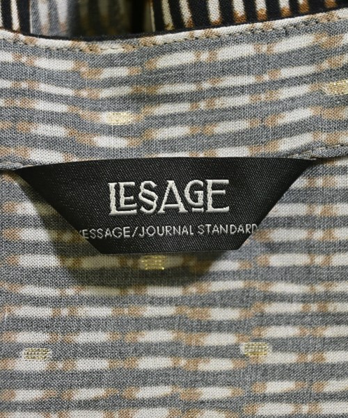 JOURNAL STANDARD L'ESSAGE（ジャーナルスタンダードレサージュ）カジュアルシャツ 黒 サイズ:F レディース/2200721376318