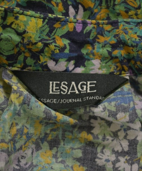 JOURNAL STANDARD L'ESSAGE（ジャーナルスタンダードレサージュ）カジュアルシャツ 紺 サイズ:F レディース/2200720980172