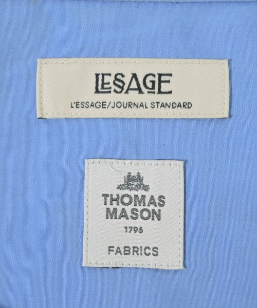 JOURNAL STANDARD L'ESSAGE（ジャーナルスタンダードレサージュ）カジュアルシャツ 青 サイズ:-(M位) レディース/2200726744068