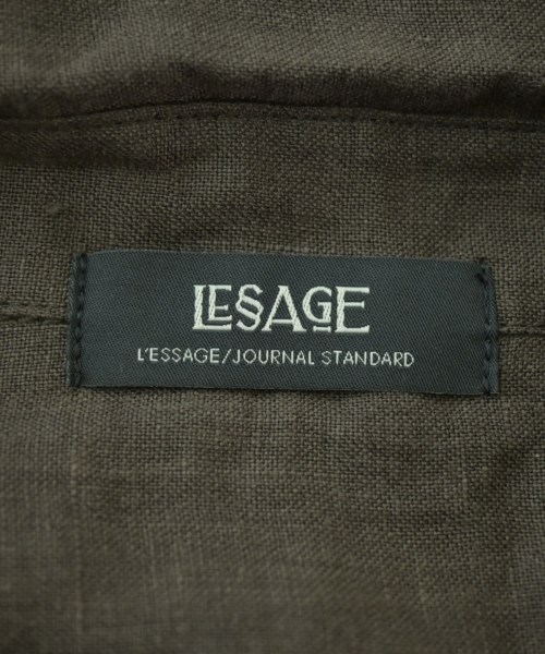 JOURNAL STANDARD L'ESSAGE（ジャーナルスタンダードレサージュ）シャツワンピース 茶 サイズ:36(S位) レディース/2200723799085