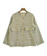 JOURNAL STANDARD L'ESSAGE（ジャーナルスタンダードレサージュ）ノーカラージャケット 白 サイズ:F レディース/2200683515039