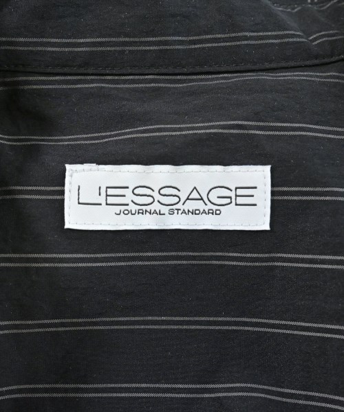 JOURNAL STANDARD L'ESSAGE（ジャーナルスタンダードレサージュ）シャツワンピース 黒 サイズ:F レディース/2200680294043