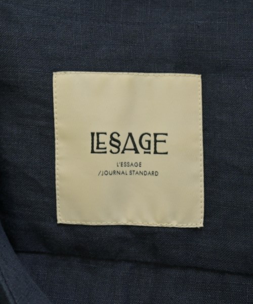 JOURNAL STANDARD L'ESSAGE（ジャーナルスタンダードレサージュ）シャツワンピース 紺 サイズ:38(M位) レディース/2200678110041