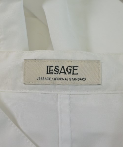 JOURNAL STANDARD L'ESSAGE（ジャーナルスタンダードレサージュ）カジュアルシャツ 白 サイズ:F レディース/2200682706186