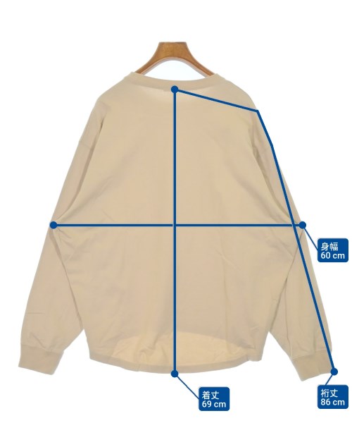 JOURNAL STANDARD L'ESSAGE（ジャーナルスタンダードレサージュ）Tシャツ・カットソー ベージュ サイズ:F レディース/2200688526269