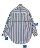 JOURNAL STANDARD L'ESSAGE（ジャーナルスタンダードレサージュ）カジュアルシャツ 紺 サイズ:F レディース/2200690080131