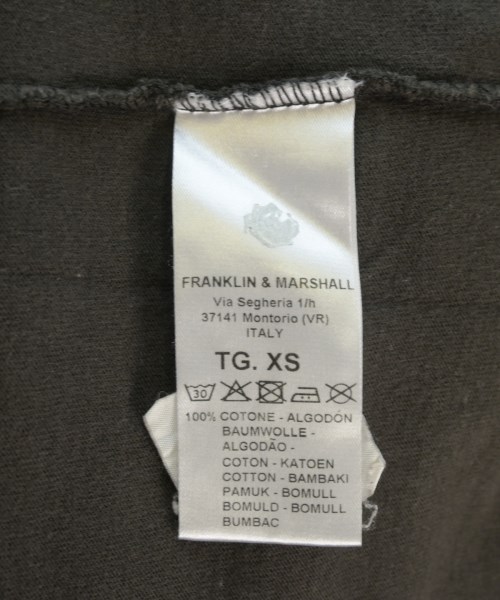 FRANKLIN & MARSHALL（フランクリンアンドマーシャル）Tシャツ・カットソー 茶 サイズ:XS メンズ/2200714815039