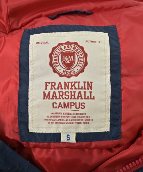 FRANKLIN & MARSHALL（フランクリンアンドマーシャル）ダウンジャケット/ダウンベスト 紺 サイズ:S メンズ/2200653754017