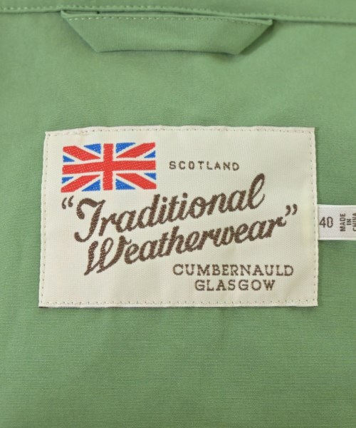 Traditional Weatherwear（トラディショナルウェザーウェア）ステンカラーコート 緑 サイズ:40(L位) メンズ/2200611712134