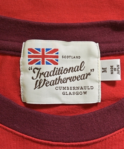 Traditional Weatherwear（トラディショナルウェザーウェア）Tシャツ・カットソー 赤 サイズ:M メンズ/2200624952145