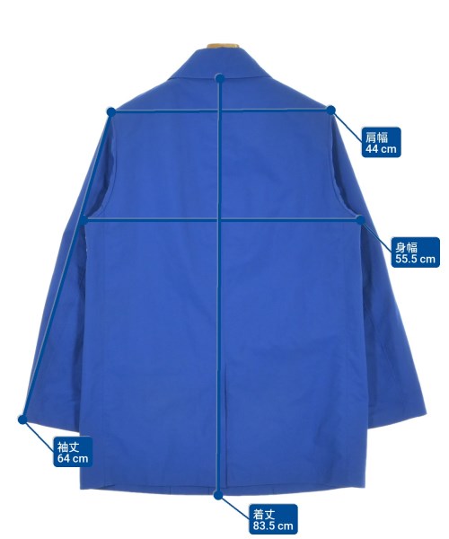 Traditional Weatherwear（トラディショナルウェザーウェア）ステンカラーコート 青 サイズ:38(L位) メンズ/2200688970024