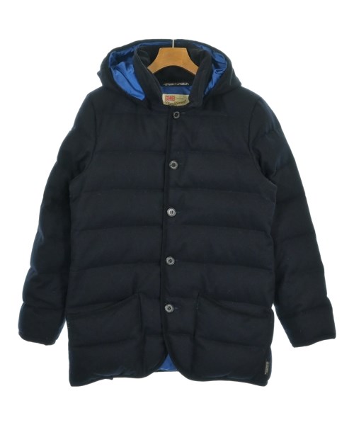 Traditional Weatherwear(トラディショナルウェザーウェア)ダウンコート 紺 サイズ:38(S位)/2200701847029