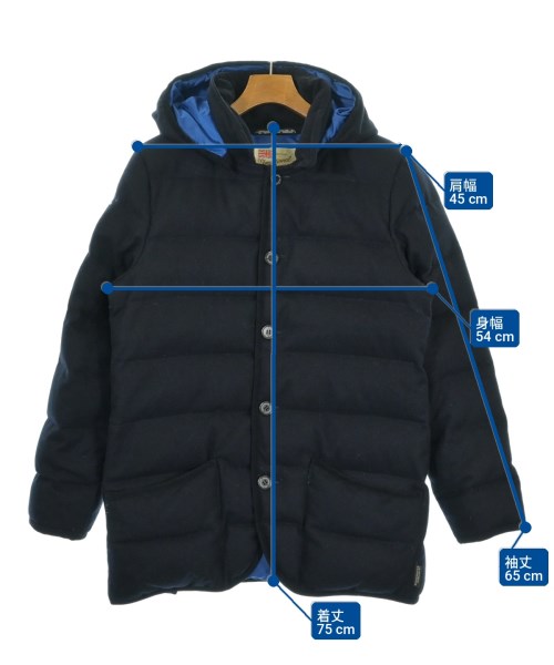 Traditional Weatherwear（トラディショナルウェザーウェア）ダウンコート 紺 サイズ:38(S位) メンズ/2200701847029