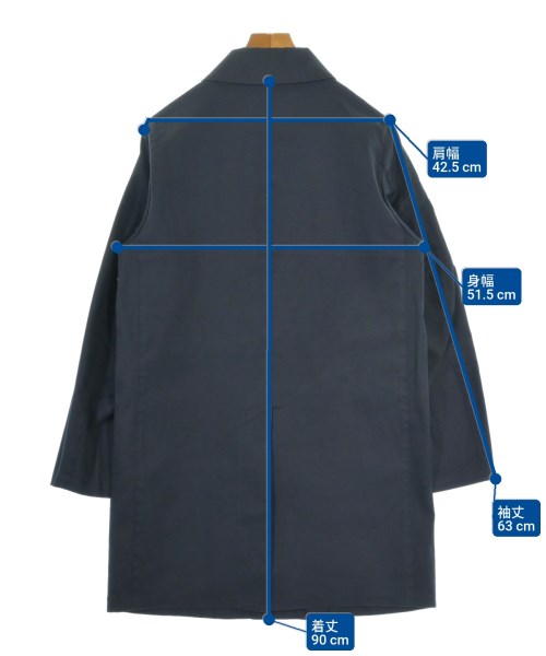 Traditional Weatherwear（トラディショナルウェザーウェア）ステンカラーコート 紺 サイズ:36(S位) メンズ/2200648279105