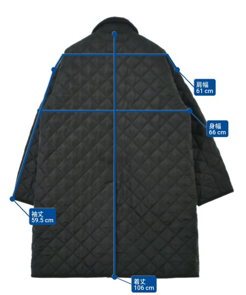 Traditional Weatherwear（トラディショナルウェザーウェア）ステンカラーコート 黒 サイズ:40(M位) メンズ/2200656731060