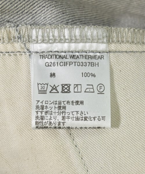 Traditional Weatherwear（トラディショナルウェザーウェア）デニムパンツ グレー サイズ:XS メンズ/2200711382015