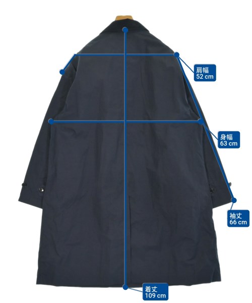 Traditional Weatherwear（トラディショナルウェザーウェア）ステンカラーコート 紺 サイズ:40(M位) メンズ/2200647830048