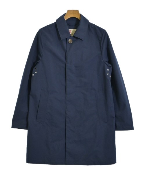 Traditional Weatherwear(トラディショナルウェザーウェア)ステンカラーコート 紺 サイズ:36(XS位)/2200704320017