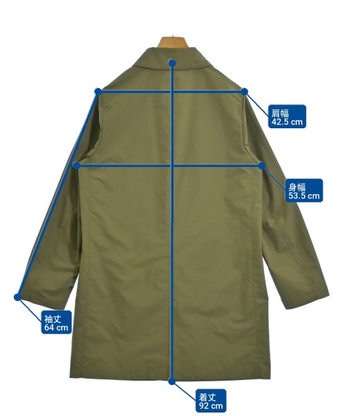 Traditional Weatherwear（トラディショナルウェザーウェア）ステンカラーコート カーキ サイズ:38(S位) メンズ/2200704320024