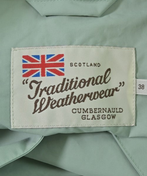 Traditional Weatherwear（トラディショナルウェザーウェア）ステンカラーコート 緑 サイズ:38(M位) メンズ/2200699474238