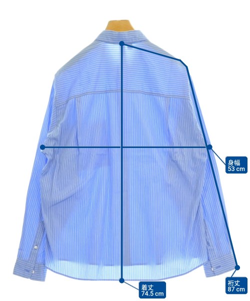 Traditional Weatherwear（トラディショナルウェザーウェア）カジュアルシャツ 青 サイズ:M メンズ/2200672260063