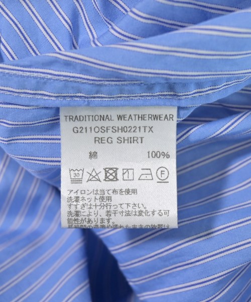 Traditional Weatherwear（トラディショナルウェザーウェア）カジュアルシャツ 青 サイズ:M メンズ/2200721619101