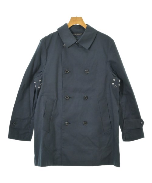 Traditional Weatherwear(トラディショナルウェザーウェア)ステンカラーコート 紺 サイズ:40(L位)/2200680290199