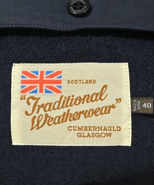 Traditional Weatherwear（トラディショナルウェザーウェア）ステンカラーコート 紺 サイズ:40(L位) メンズ/2200680290199