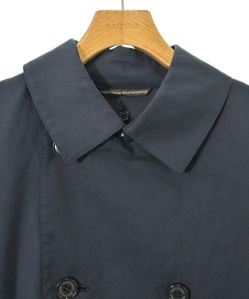 Traditional Weatherwear（トラディショナルウェザーウェア）ステンカラーコート 紺 サイズ:40(L位) メンズ/2200680290199