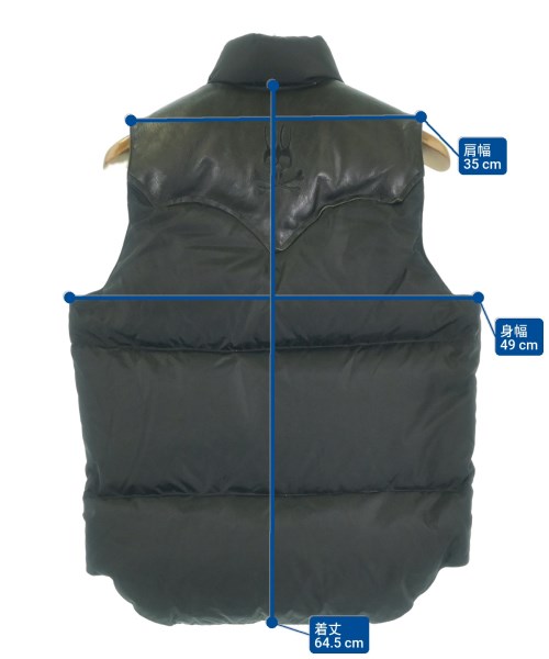 Psycho Bunny（サイコバニー）ダウンジャケット/ダウンベスト 黒 サイズ:36(S位) メンズ/2200622413068