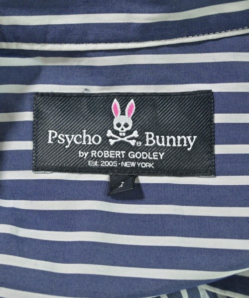 Psycho Bunny（サイコバニー）シャツワンピース 紺 サイズ:1(S位) レディース/2200643148024