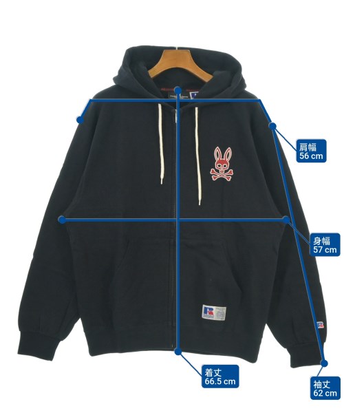 Psycho Bunny（サイコバニー）パーカー 紺 サイズ:L メンズ/2200616864128
