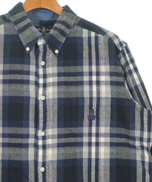 Psycho Bunny（サイコバニー）カジュアルシャツ 紺 サイズ:48(L位) メンズ/2200669245103
