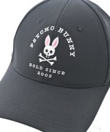 Psycho Bunny（サイコバニー）キャップ 黒 サイズ:- メンズ/2200679407089